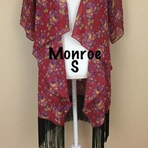 LuLaRoe Monroe Cover Up/Kimono brand new with tags